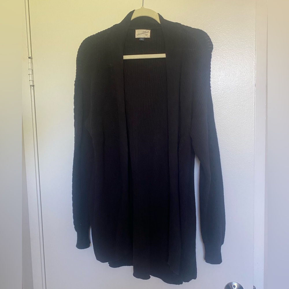DONATING 10/4 - Universal Thread size small Black Knit Cardigan
